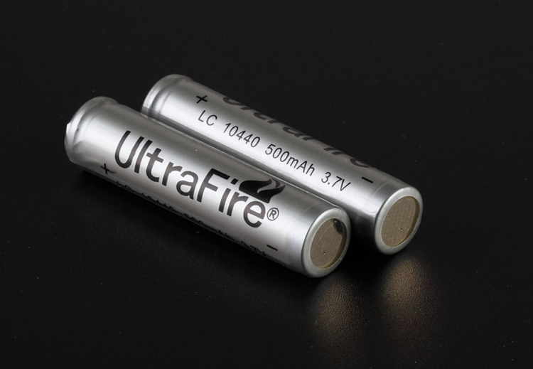 UltraFire Li-ion 10440pro 500mAh  Аккумулятор для фонаря размера ААА с защитой