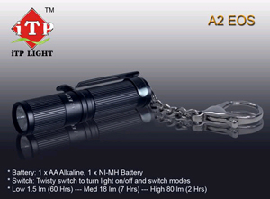 iTP A2 EOS (190 ANSI люмен)   Компактный светодиодный фонарь