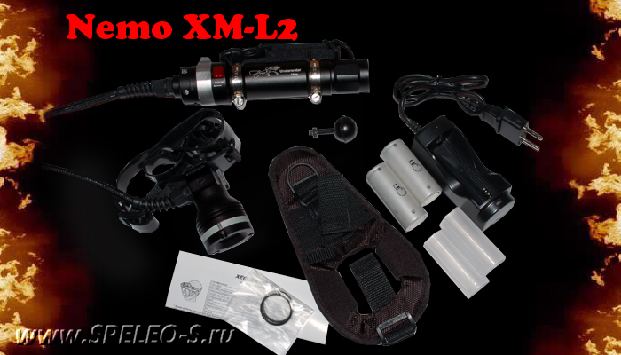 Xeccon Nemo XM-L2 1000 lumens  Высокомощный профессиональный подводный налобный фонарь цены