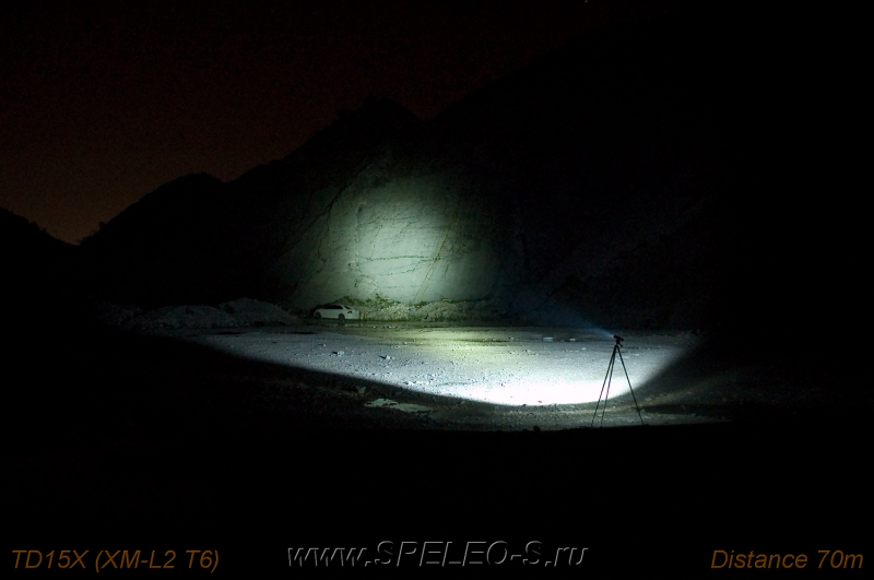 Мощный дальнобойный тактический светодиодный фонарь Lumintop TD15X TERMINATOR  (XM-L2 T6) 950 lumens фото свет тест