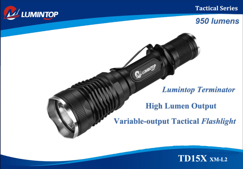 Lumintop TD15X Terminator (XM-L2) - Комплект охотника 950 люмен 