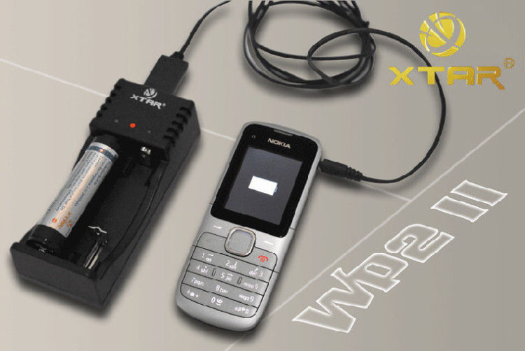 XTAR WP2  Интеллектуальное зарядное устройство с Power Bank