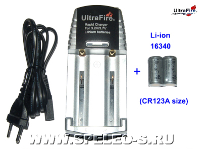 Автоматическое универсальное зарядное устройство аккумуляторы LiFePO4 3.2V и Li-ion 3.7V  CR2, 10440, 16340 (CR123A), 14500, 17670, 18650