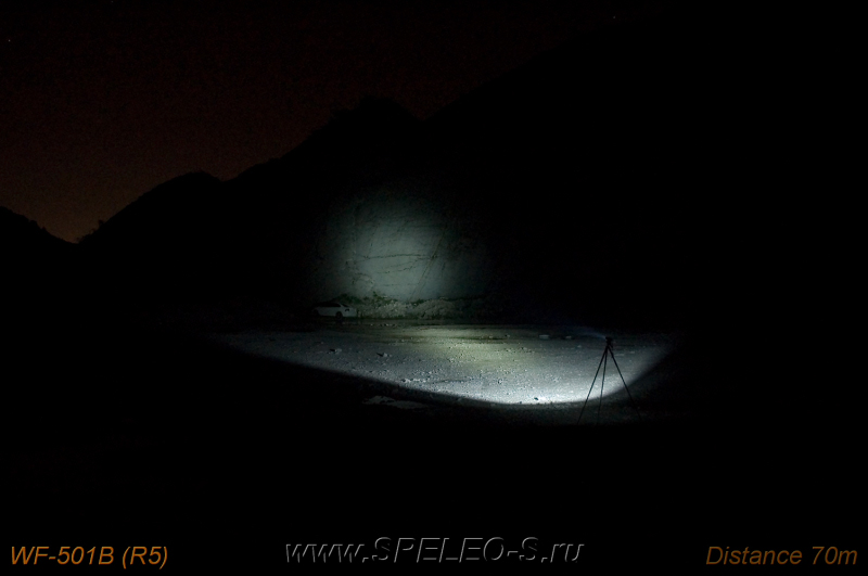 Дальнобойный фонарь для охоты Cree XP-G R5 купить в интернет-магазине бимшоты фото свет тест фонаревка