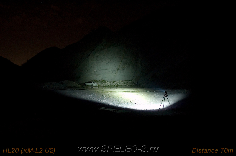 Новый налобный дальнобойный фонарь Ferei NEW HL20 Dark Warrior тест фото свет фонаревка