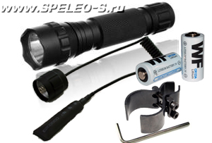 Комплект охотника дальнобойный WF-501B (Cree XR-E) 230 lumens