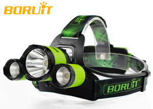 Boruit B21 Налобный мощный фонарь с разнофокусированными светодиодами