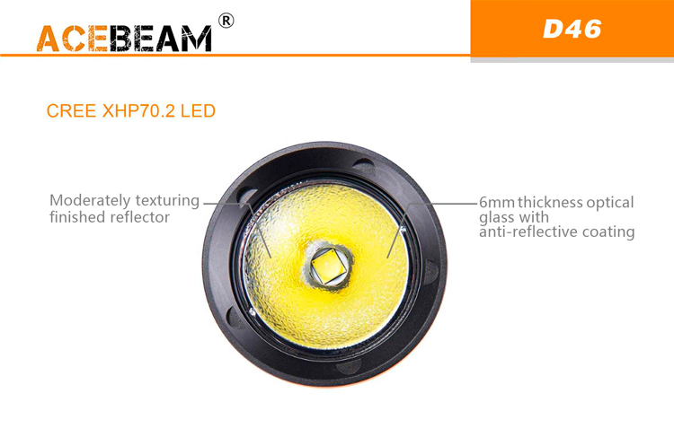 AceBeam D46 (5200 ANSI люмен)  Мощный подводный прожектор для дайвинга купить