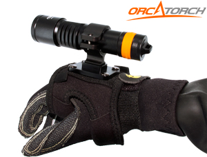 OrcaTorch D700H (1700 ANSI люмен)  Профессиональный фонарь для дайвинга с креплением