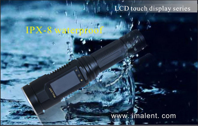 IMALENT DD2R-10V  Мощный ультрафиолетовый фонарь 365nm со встроенным з/у