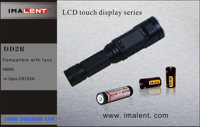 IMALENT DD2R-10V  Мощный ультрафиолетовый фонарь 365nm со встроенным з/у цена