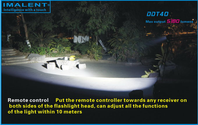 Imalent DDT40 Самый технологичный и мощный светодиодный фонарь прожектор с дальнобойным и ближним светом отзывы форум