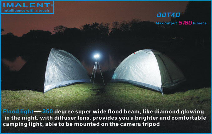 Imalent DDT40 Самый технологичный и мощный светодиодный фонарь прожектор с дальнобойным и ближним светом отзывы купить