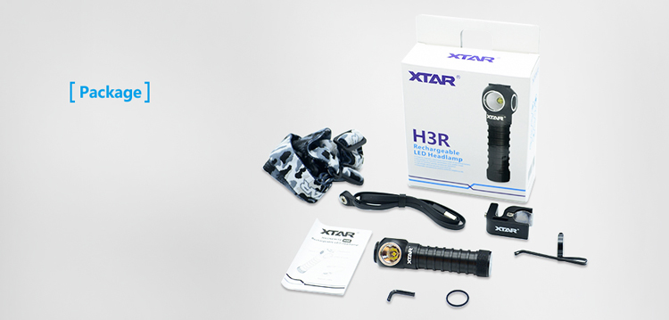 XTAR H3 H3W WARBOY (1000 ANSI люмен) Мощный универсальный налобный фонарь купить в России лучший фонарь