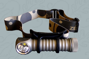 ZebraLight H600 (XM-L) 750 lumens  Компактный металлический налобный фонарь