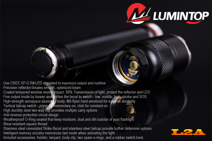 светодиодный фонарь Lumintop L2A