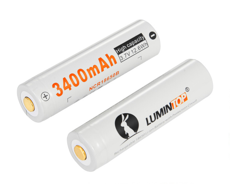 LM34 Литиево-ионный защищенный аккумулятор Lumintop Li-ion 18650 3400 mAh (Panasonic Cell) купить в интернет магазине
