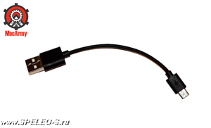 MecArmy компактный кабель USB для подзарядки фонарей