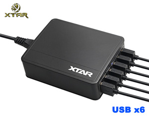 XTAR SIX-U U1 Сетевой адаптер на шесть разъемов USB