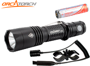 OrcaTorch T10 Kit (680 ANSI люмен) Комплект охотника тактический подствольный фонарь