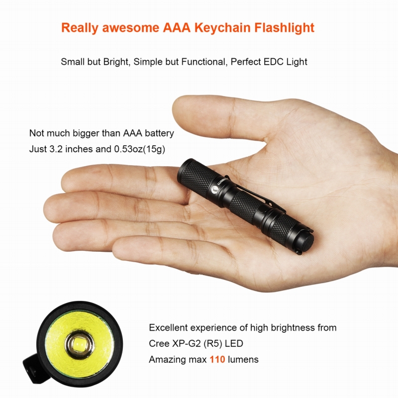 Светодиодный фонарь-наключник Lumintop Tool AAA XP-G R5 70 lumens купить в интернет магазине