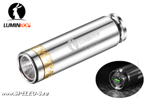 Lumintop Torpedo 007 (520 ANSI люмен)  Стильный карманный фонарь из нержавеющей стали