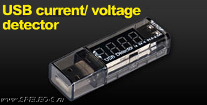 VI01 USB Detector - измеритель тока и напряжения для устройств Power Bank и Li-ion аккумуляторов