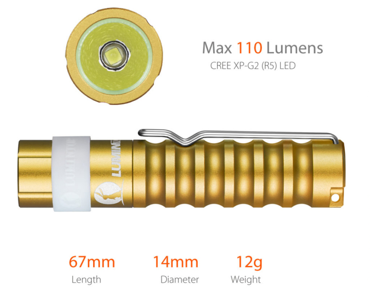 Lumintop Worm 4 (XP-G2 R5) Разноцветные мини-фонари наключники