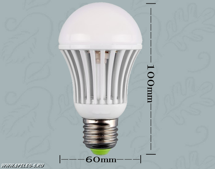 Лампочка светодиодная с теплым белым светом 3000-3200K цена