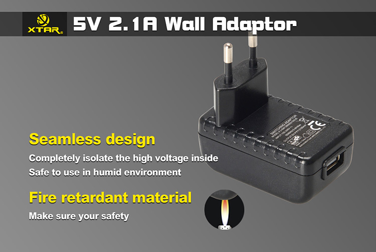 Сетевой адаптер для зарядных устройств USB 5V 2,1A