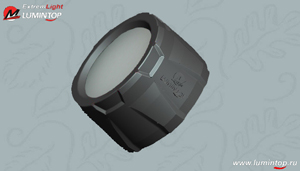 Диффузор-TD15 Белый рассеивающий фильтр для фонарей диаметром 37-40мм